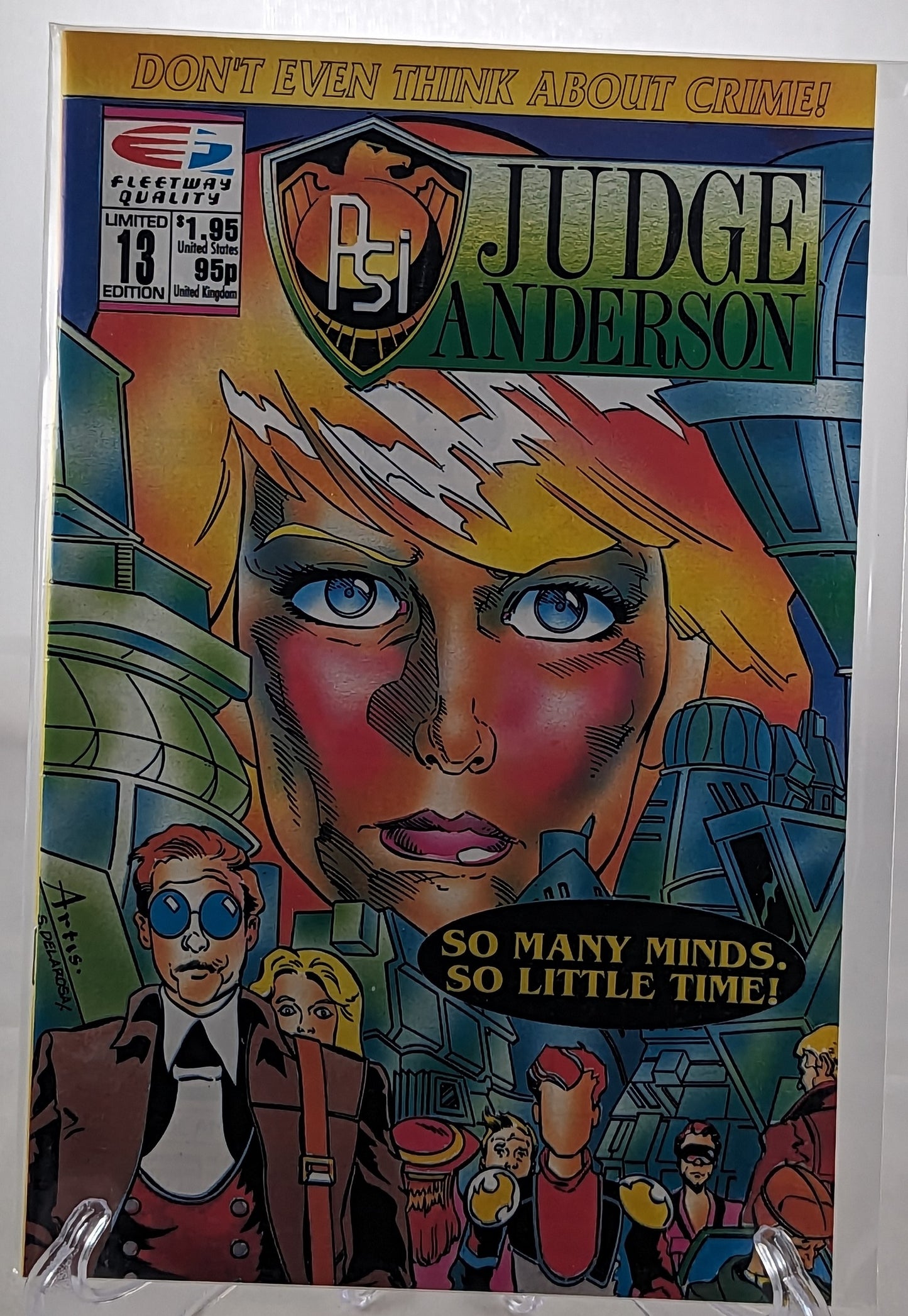 PSI Judge Anderson Limited Edition Issue 13 Fleetway Quality Comics