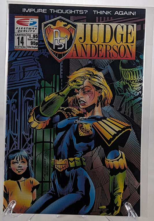 PSI Judge Anderson Limited Edition Issue 14 Fleetway Quality Comics