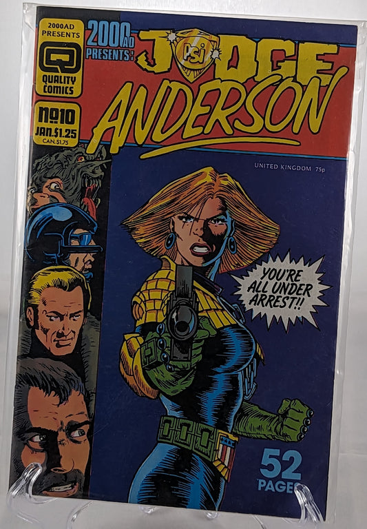 2000 AD Presents Judge Anderson Issue 10 QC