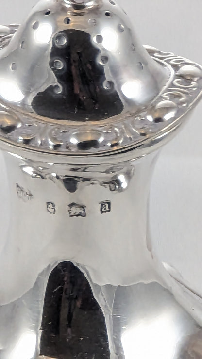 Victorian Sterling Silver Pepper Shaker