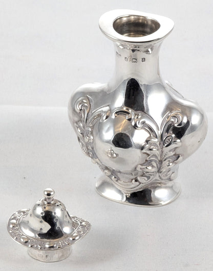 Victorian Sterling Silver Pepper Shaker