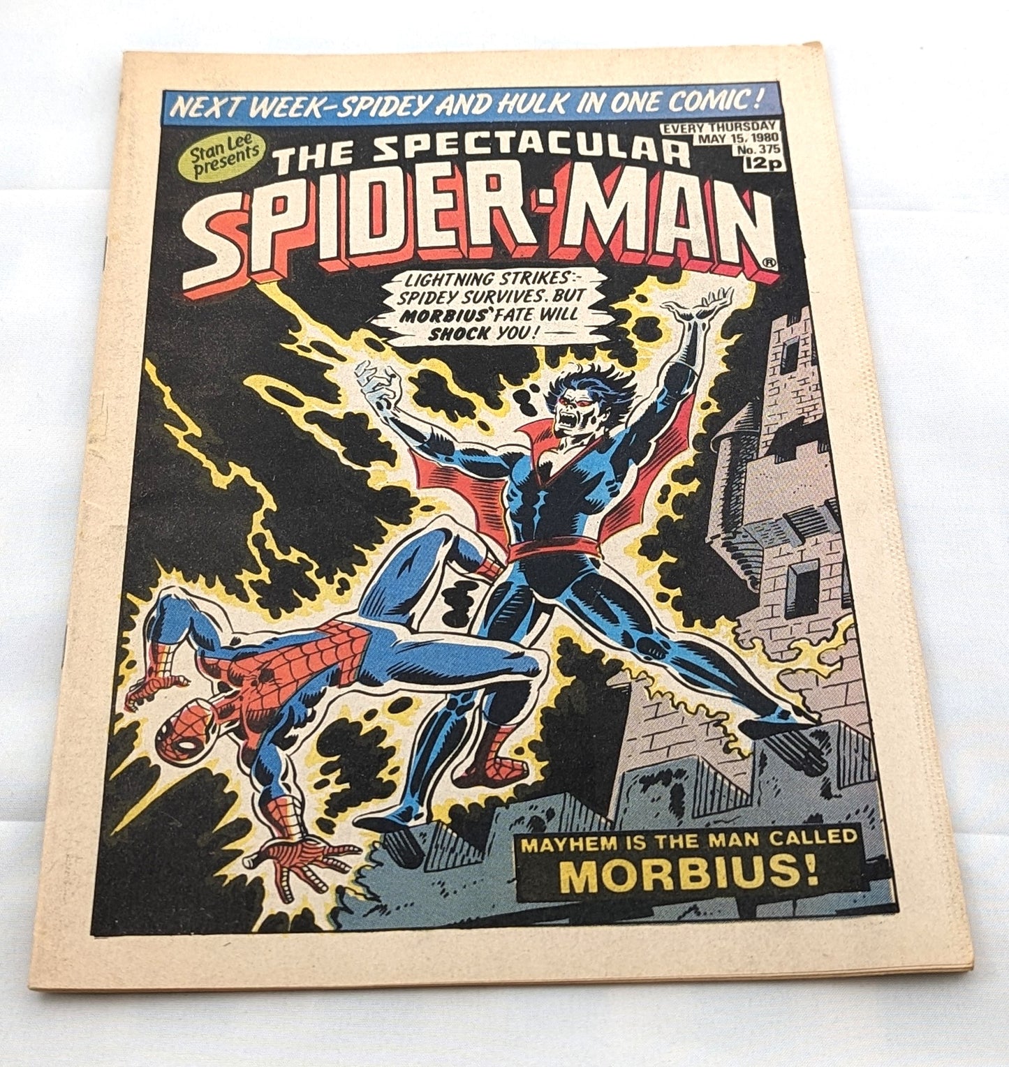 The Spectacular Spider Man Weekly #375 1980