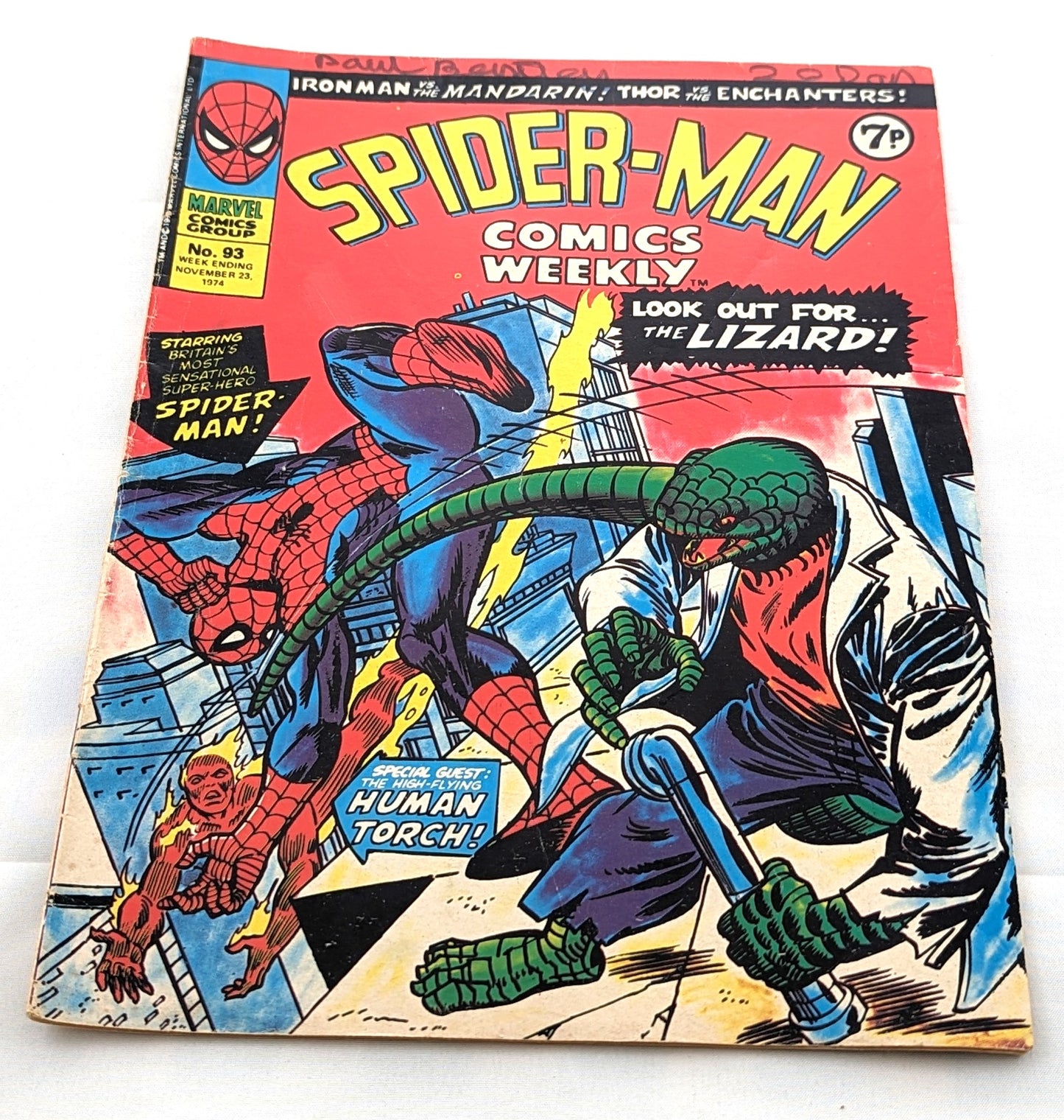 Spider Man Comics Weekly #93 1974