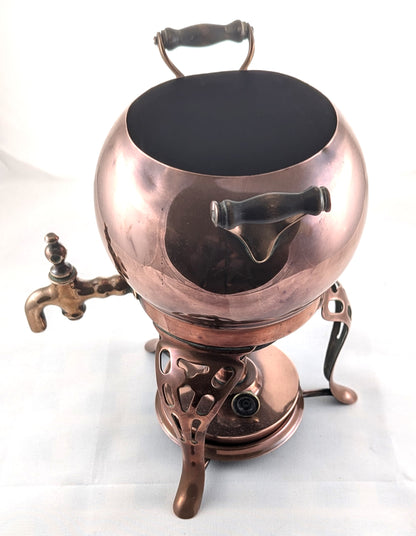 Antique Copper Coffee Samovar