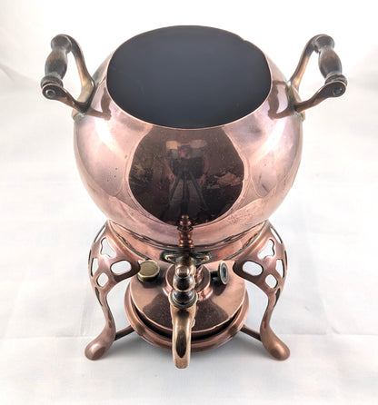 Antique Copper Coffee Samovar