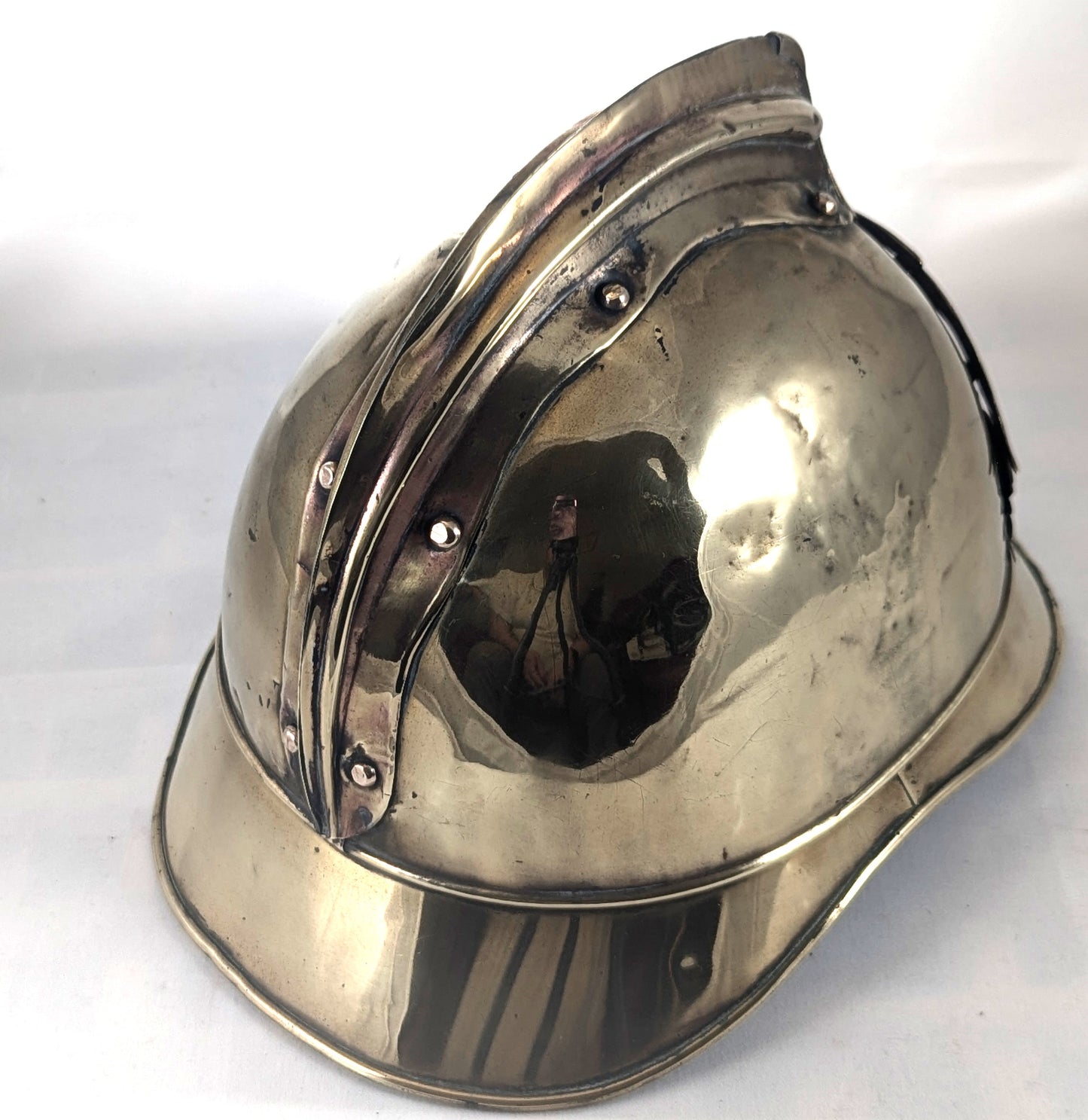 French Sapeurs Pompiers De Fosseuse Fireman's Helmet