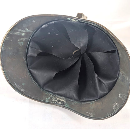 French Sapeurs Pompiers De Fosseuse Fireman's Helmet